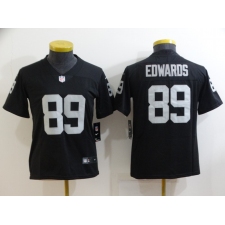 Women's Oakland Raiders #89 Bryan Edwards Black Team Color Vapor Untouchable Limited Jersey