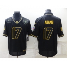 Men's Las Vegas Raiders #17 Davante Adams Black Gold Salute To Service Limited Stitched Jersey