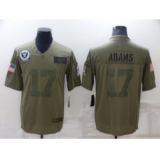 Men's Las Vegas Raiders #17 Davante Adams Camo Salute To Service Limited Stitched Jersey