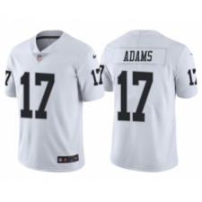 Men's Oakland Raiders #17 Davante Adams White Vapor Limited Stitched Jersey