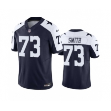 Men's Nike Dallas Cowboys #73 Tyler Smith Navy 2023 F.U.S.E. Vapor Limited Stitched Football Jersey