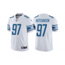 Men's Detroit Lions #97 Aidan Hutchinson White Vapor Untouchable Limited Stitched Jersey