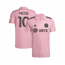 Youth Inter Miami CF #10 Lionel Messi Pink Soccer Jersey