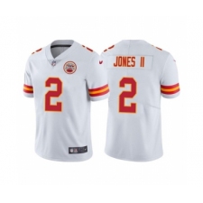 Men's Kansas City Chiefs #2 Ronald Jones II White Vapor Untouchable Limited Stitched Football Jersey