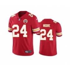 Men's Kansas City Chiefs #24 Skyy Moore Red Vapor Untouchable Limited Stitched Football Jersey
