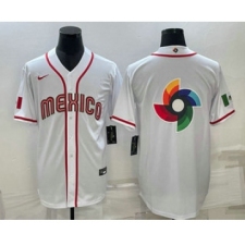 Men's USA Baseball Big Logo 2023 White World Classic Stitched Jersey