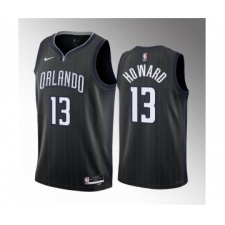 Men's Orlando Magic #13 Jett Howard Black 2023 Draft City Edition Stitched Basketball Jersey