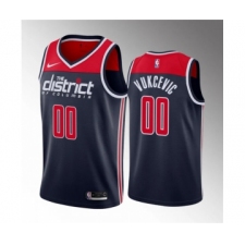 Men's Washington Wizards #00 Tristan Vukcevic Navy 2023 Draft Statement Edition Stitched Jersey