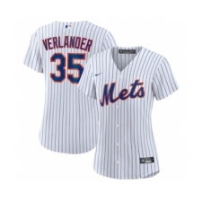 Women's New York Mets #35 Justin Verlander White Stitched MLB Cool Base Nike Jersey