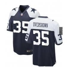 Men's Dallas Cowboys #35 Overshown Nike Navy 2023 NFL Draft First Round Pick Limited Jersey