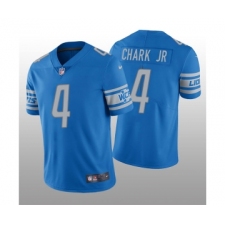 Men's Detroit Lions #4 DJ Chark Jr. Blue Vapor Untouchable Limited Stitched Jersey
