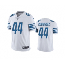 Men's Detroit Lions #44 Malcolm Rodriguez White Vapor Untouchable Limited Stitched Jersey