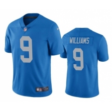 Men's Detroit Lions #9 Jameson Williams Blue Vapor Untouchable Limited Stitched Jerseys