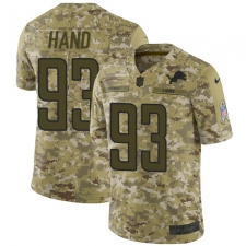 Youth Nike Detroit Lions #93 Da'Shawn Hand Limited Camo 2018 Salute to Service NFL Jersey