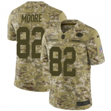Men's Nike Green Bay Packers #82 J'Mon Moore Limited Camo 2018 Salute to Service NFL Jersey