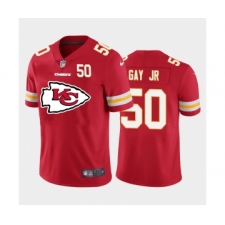 Nike Kansas City Chiefs #50 Willie Gay Jr. Red Team Big Logo Number Vapor Untouchable Limited Jersey