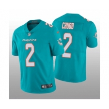 Men's Miami Dolphins #2 Bradley Chubb 2022 Aqua Vapor Untouchable Limited Stitched Jersey