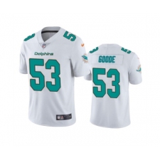 Men's Miami Dolphins #53 Cameron Goode White Vapor Untouchable Limited Stitched Football Jersey