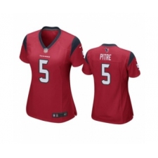Women’s Houston Texans #5 Jalen Pitre Red Game Jersey