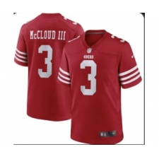 Men's San Francisco 49ers #3 Ray-Ray McCloud III 2022 Red Vapor Untouchable Stitched Football Jersey