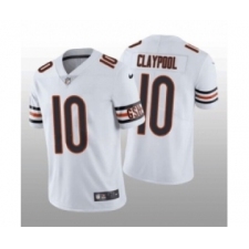 Men Chicago Bears #10 Chase Claypool White Vapor Untouchable Limited Stitched Football Jersey