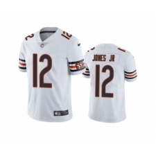 Men's Chicago Bears #12 Velus Jones Jr. White Vapor untouchable Limited Stitched Jersey