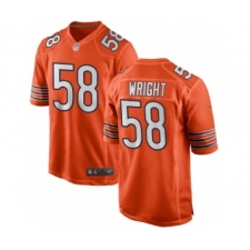 Men's Chicago Bears #58 Darnell Wright Nike Orange 2023 NFL Draft First Round Pick Jersey