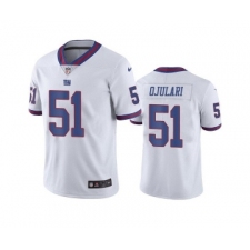 Men's New York Giants #51 Azeez Ojulari White Color Rush Limited Stitched Jersey