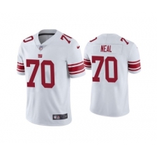 Men's New York Giants #70 Evan Neal White Vapor Untouchable Limited Stitched Jersey