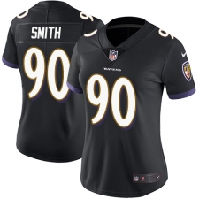 Women's Nike Baltimore Ravens #90 Za'Darius Smith Black Alternate Vapor Untouchable Limited Player NFL Jersey