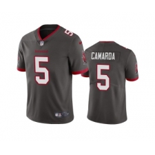 Men's Tampa Bay Buccaneers #5 Jake Camarda Gray Vapor Untouchable Limited Stitched Jersey