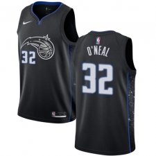 Youth Nike Orlando Magic #32 Shaquille O'Neal Swingman Black NBA Jersey - City Edition