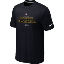 Nike Baltimore Ravens 2012 AFC Conference Champions Trophy Collection NFL T-Shirt - Black