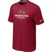 Nike Baltimore Ravens Critical Victory NFL T-Shirt - Red