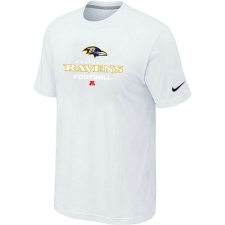 Nike Baltimore Ravens Critical Victory NFL T-Shirt - White