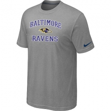 Nike Baltimore Ravens Heart & Soul NFL T-Shirt - Grey
