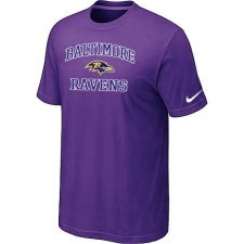 Nike Baltimore Ravens Heart & Soul NFL T-Shirt - Purple