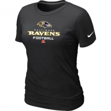 Nike Baltimore Ravens Women's Critical Victory NFL T-Shirt - Black