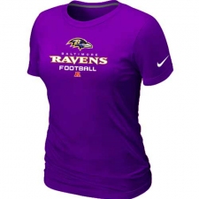 Nike Baltimore Ravens Women's Critical Victory NFL T-Shirt - Purple