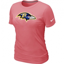 Nike Baltimore Ravens Women's Legend Logo Dri-FIT NFL T-Shirt - Pink