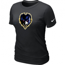 Nike Baltimore Ravens Women's Team Logo NFL T-Shirt - Black
