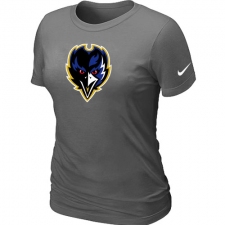 Nike Baltimore Ravens Women's Team Logo NFL T-Shirt - Dark Grey