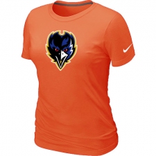 Nike Baltimore Ravens Women's Team Logo NFL T-Shirt - Orange