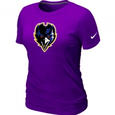 Nike Baltimore Ravens Women's Team Logo NFL T-Shirt - Purple