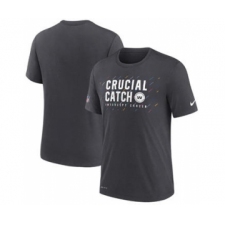 Men's Washington Redskins Team Charcoal 2021 Crucial Catch Performance T-Shirt