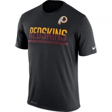 NFL Men's Washington Redskins Nike Black Team Practice Legend Performance T-Shirt