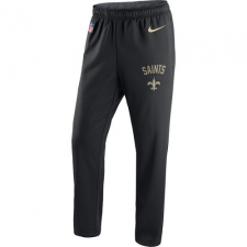 NFL Men's New Orleans Saints Nike Black Circuit Sideline Performance Pants