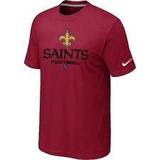 Nike New Orleans Saints Critical Victory NFL T-Shirt - Red