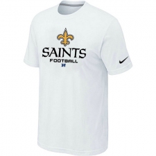 Nike New Orleans Saints Critical Victory NFL T-Shirt - White