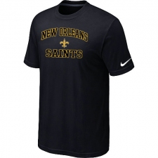 Nike New Orleans Saints Heart & Soul NFL T-Shirt - Black
